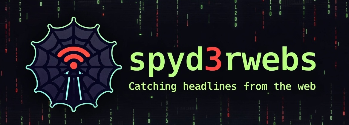 spyd3rwebs — Catching headlines from the web